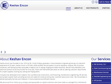 Tablet Screenshot of keshavencon.com